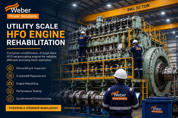 Utility Scale HFO Engine Rehabilitation
